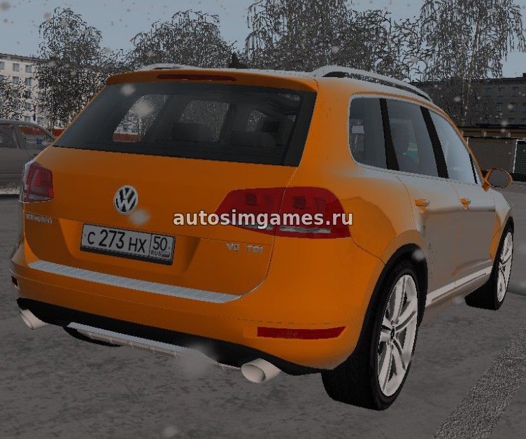 Volkswagen Touareg для City Car Driving 1.5.1