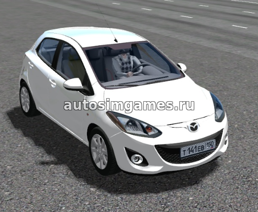 Mazda 2 для City Car Driving 1.5.4 - CCD