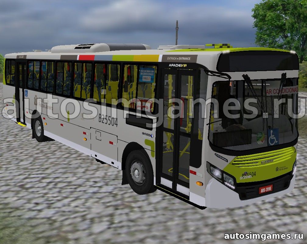 Мод автобус APACHE VIP-IV для Omsi 2