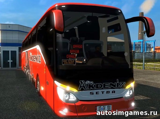 Setra 519HD для Euro Truck Simulator 2 1.24