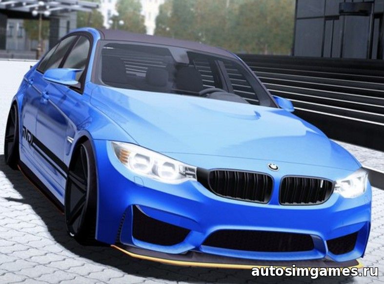 Мод машина BMW M3 F80 для City Car Driving 1.5.1