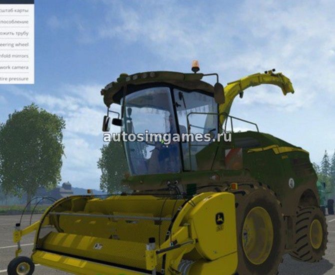 Комбайн John Deere 8600I для Farming Simulator 2015 скачать мод