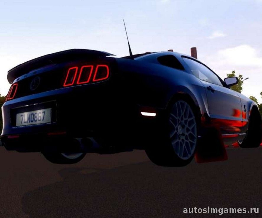 Ford Mustang Shelby GT500 для City Car Driving 1.5.1
