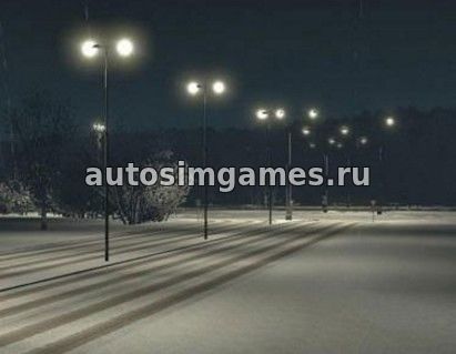 Зимний мод для Euro Truck Simulator 2 v1.25