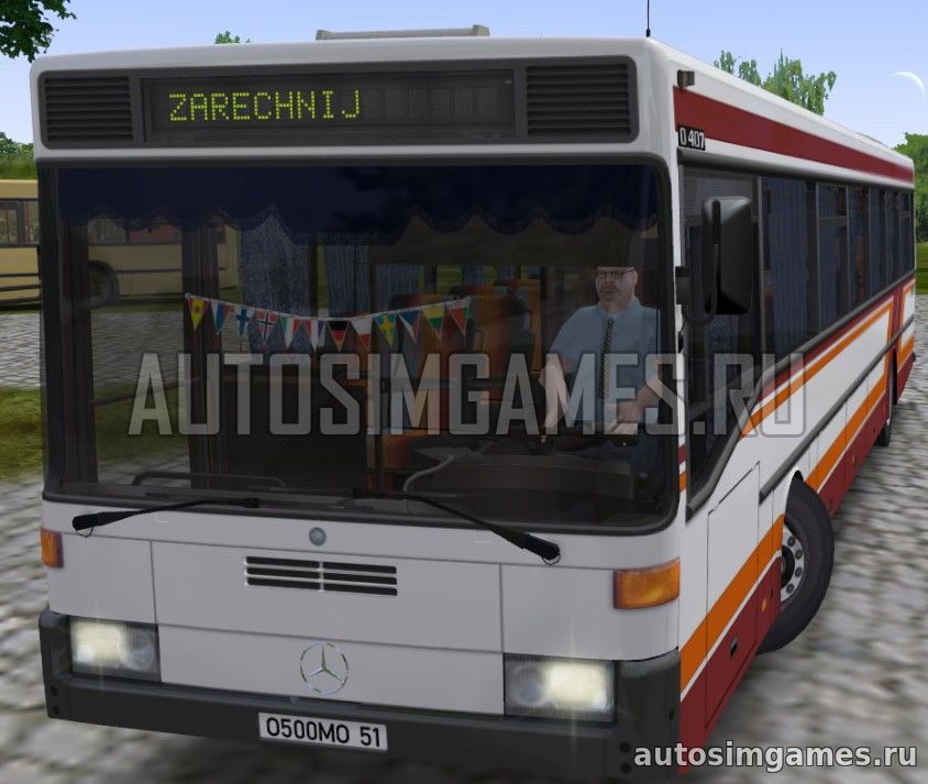 Мод автобус MB o407 v2.0 для Omsi 2