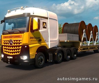 Mercedes-Benz Arocs SLT для Euro Truck Simulator 2 v1.25