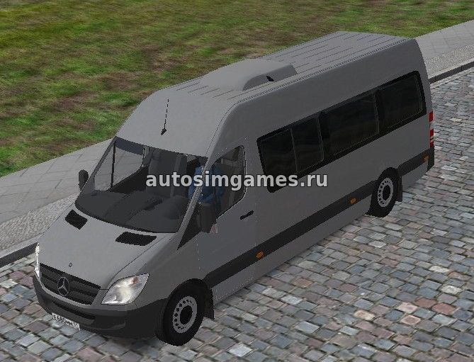Микроавтобус MB Sprinter 313CDI v2.0 для Omsi 2 скачать мод