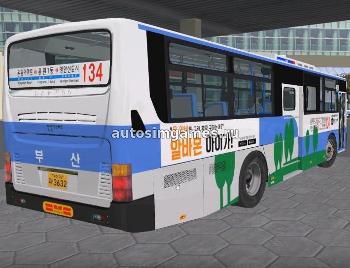 Daewoo BS Bus Mega Pack 1.3.0 для Omsi 2