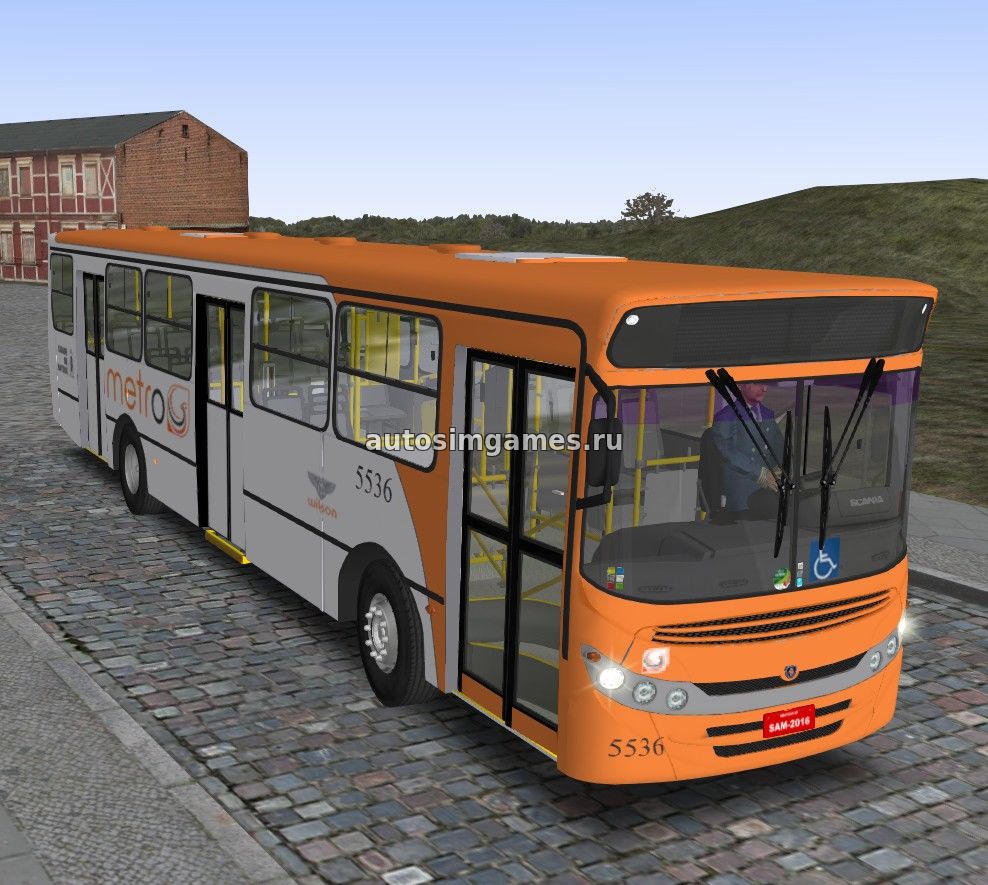 Автобус Apache VIP II Scania F230 для Omsi 2 скачать мод