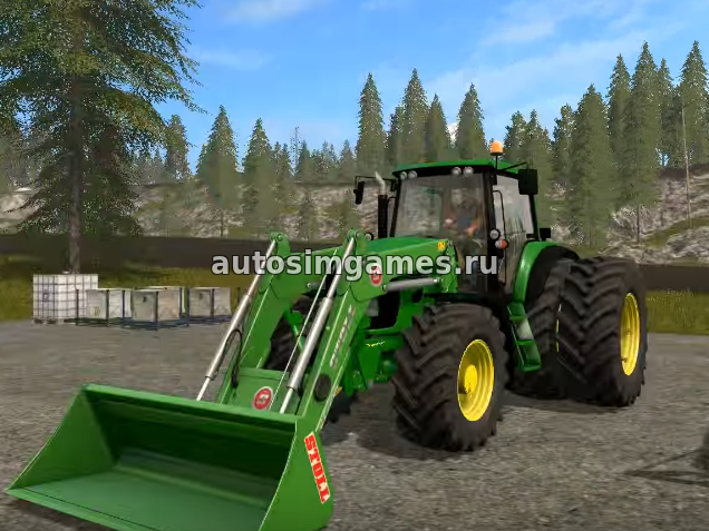 John Deere 7430/7530 Premium для Farming Simulator 2017