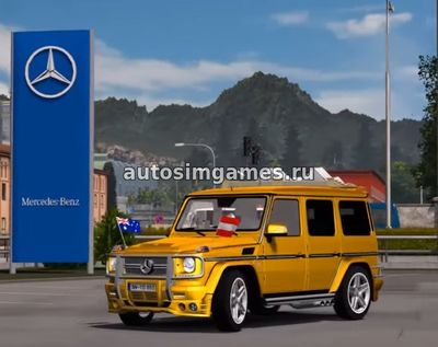 Mercedes Benz Gelendvagen Beta для Euro Truck Simulator 2 v1.25