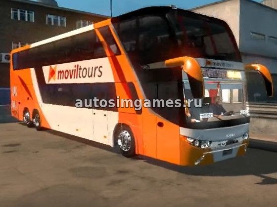 Автобус Modasa Zeus 3 — Scania 6×2 для ETS 2 v1.26 скачать мод
