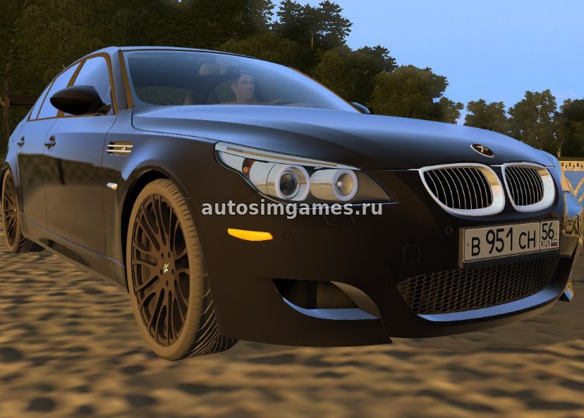 Машина BMW M5 E60 Tuning для City Car Driving 1.5.2 скачать мод