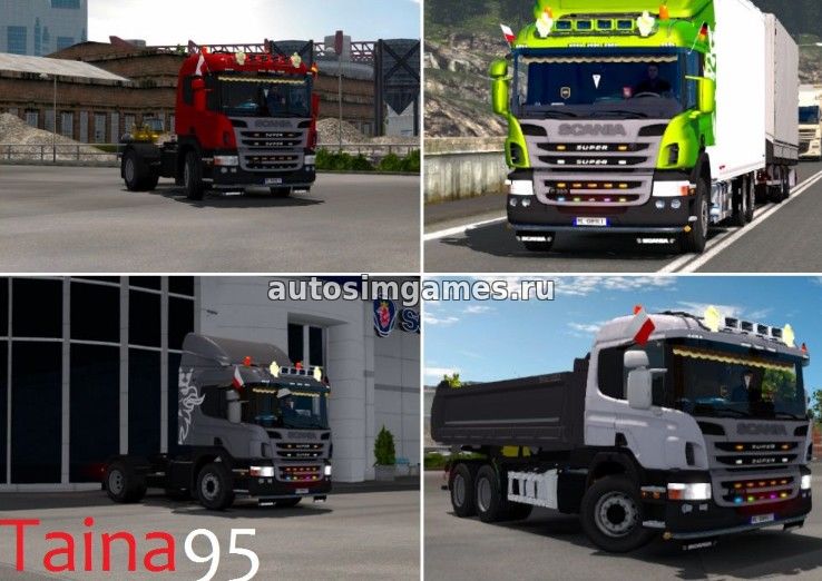 Грузовик Scania P360 1.5.1 для Euro Truck Simulator v1.26 скачать мод