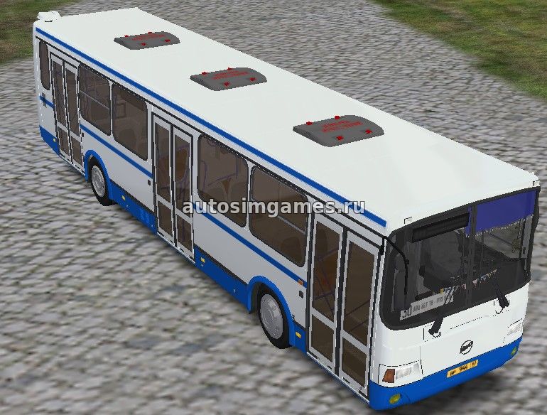 Колхоз для автобуса ЛиАЗ 5256.26 (2007) в Омси 2 скачать мод
