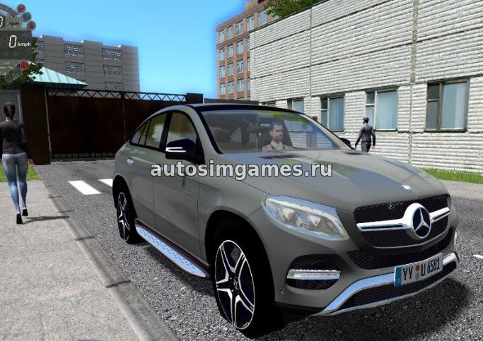 Машина Mercedes-Benz GLE 450 AMG для City Car Driving 1.5.3 скачать