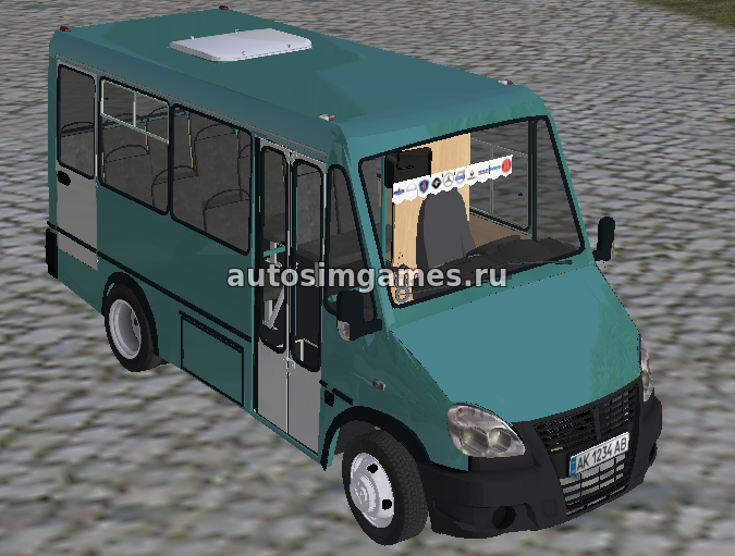 Микроавтобус Чаз-2215 Дельфин для Omsi 2 скачать мод