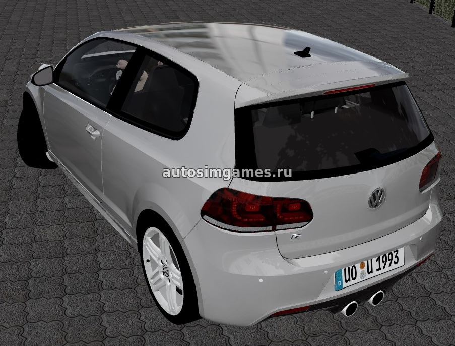 Машина Volkswagen Golf R для City Car Driving 1.5.3 скачать мод