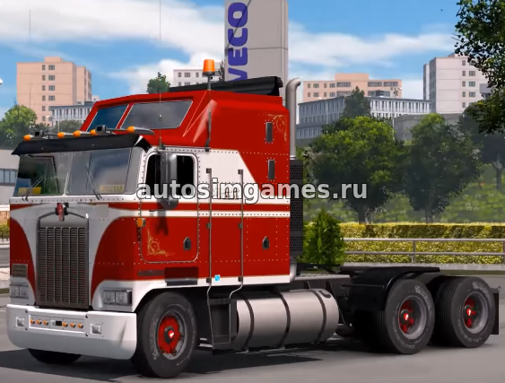 Грузовик тягач Kenworth K100 для Euro Truck Simulator 2 v1.27 скачать
