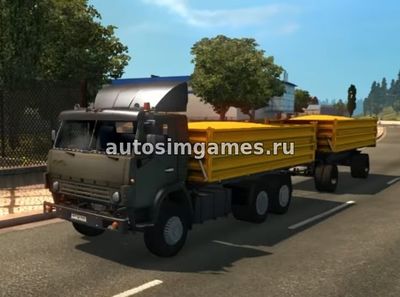 Камаз-5410+Прицепы для Euro Truck Simulator 2 v1.26