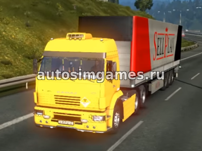 Грузовики КАМАЗ-5360/5480/6460-73 для Euro Truck Simulator v1.27 мод