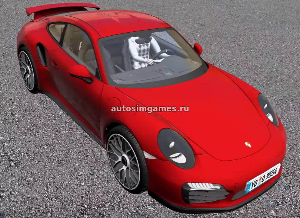 Машина Porsche 911 для 3d инструктор 2.2.7 скачать мод