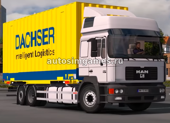 Man F2000 с трейлером для Euro Truck Simulator 2 v1.27