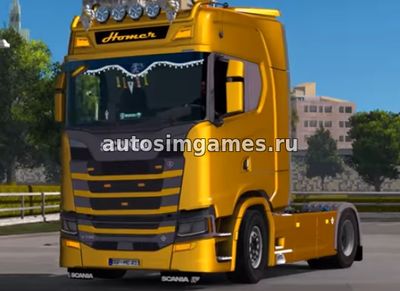 Scania S730 для Euro Truck Simulator 2 v1.27