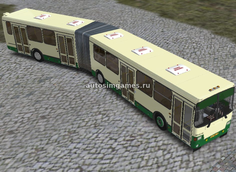 Автобус гармошка Лиаз-6212.00 Тюнингованая версия для Omsi 2 скачать м