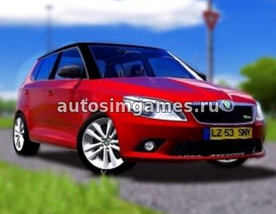 Skoda Fabia RS для City Car Driving 1.5.4