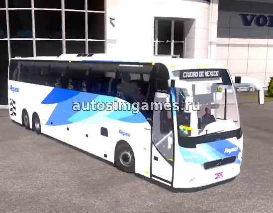 Мод автобус Volvo 9700 Luxury 6×4 2.0 для Euro Truck Simulator 2 v1.27