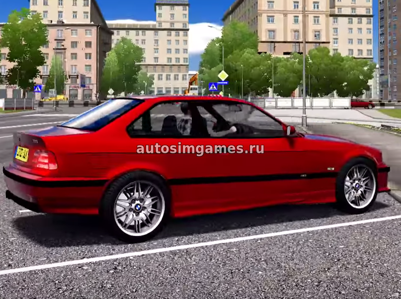Машина BMW M3 E36 для City Car Driving 1.5.4 скачать мод