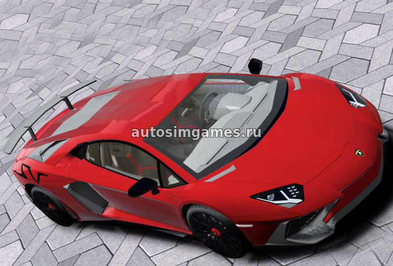Lamborghini Aventador SuperVeloce Coupe для City Car Driving 1.5.4