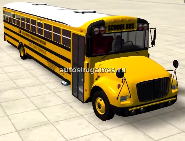 Школьный автобус для BeamNG drive скачать мод