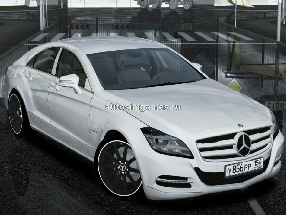 Машина Mercedes-Benz CLS63 AMG для City Car Driving 1.5.4 скачать мод