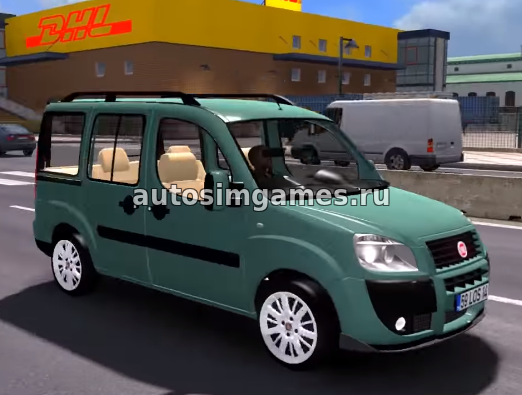 Машина Fiat Doblo 2.0 для Euro Truck Simulator 2 v1.27 скачать мод