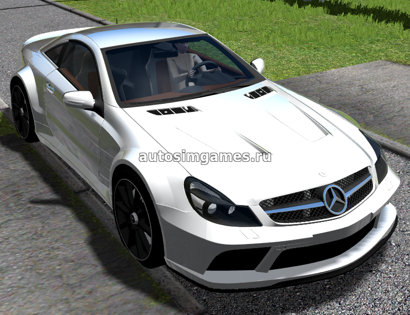 Мод машина Mercedes-Benz SL65 Amg V12 для City Car Driving 1.5.4
