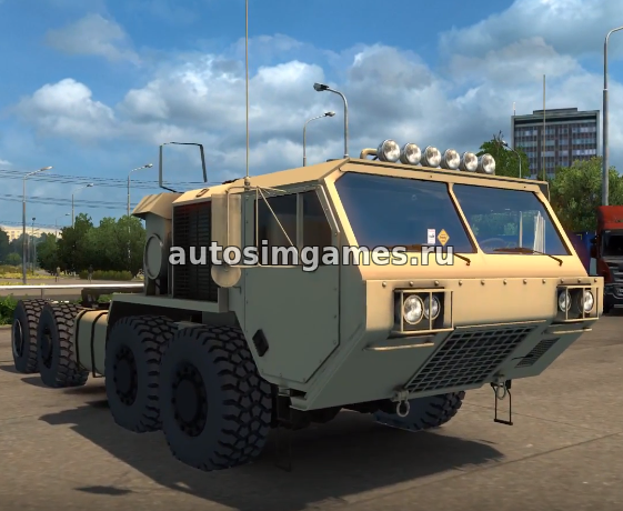 Грузовик Hemtt A4 Oshkosh Defense для Euro Truck Simulator 2 v1.27 мод
