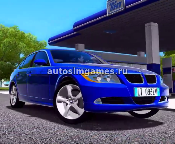 Машина BMW E90 для City Car Driving 1.5.4 скачать мод