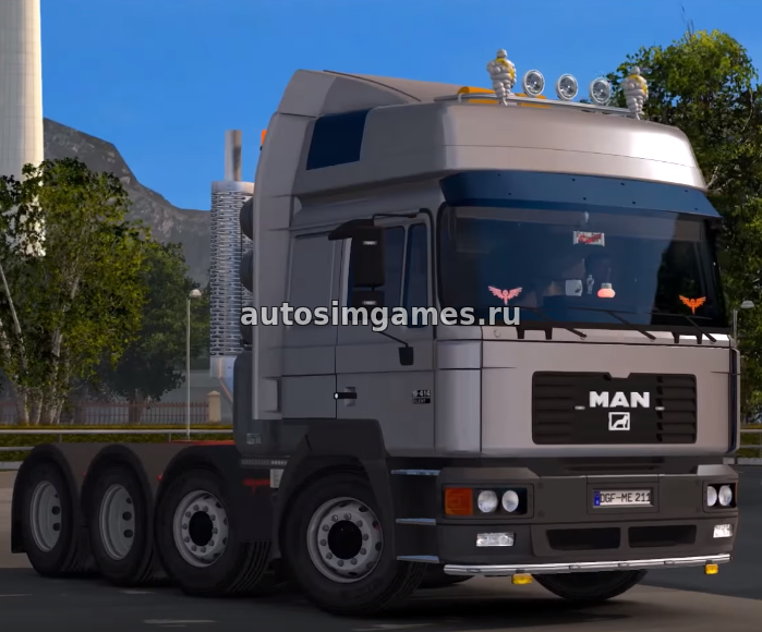 Немецкий грузовик MAN F2000 19.604 8×4 для ETS 2 v1.28