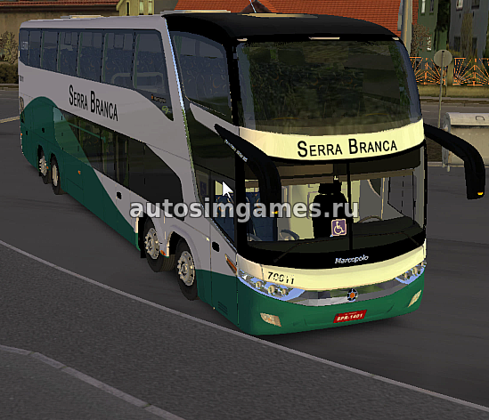 Бразильский двухэтажный автобус Marcopolo G7 1800 DD K440IB для Omsi 2