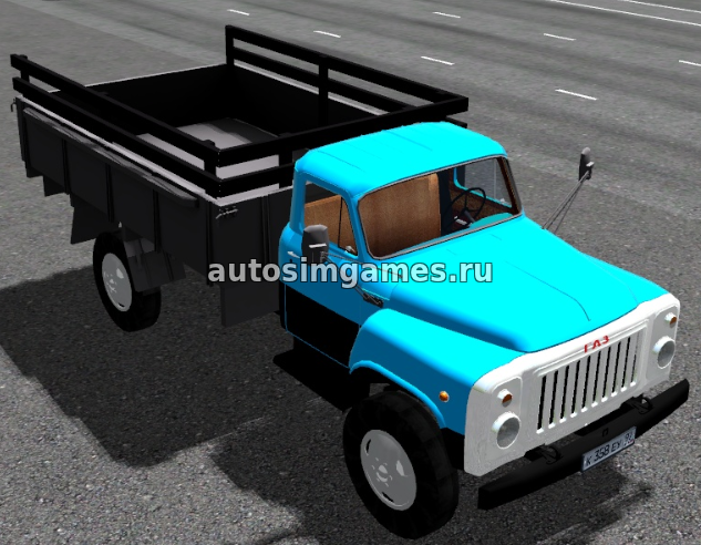 Советский бортовой грузовик Газ-53 для City Car Driving 1.5.4 скачать