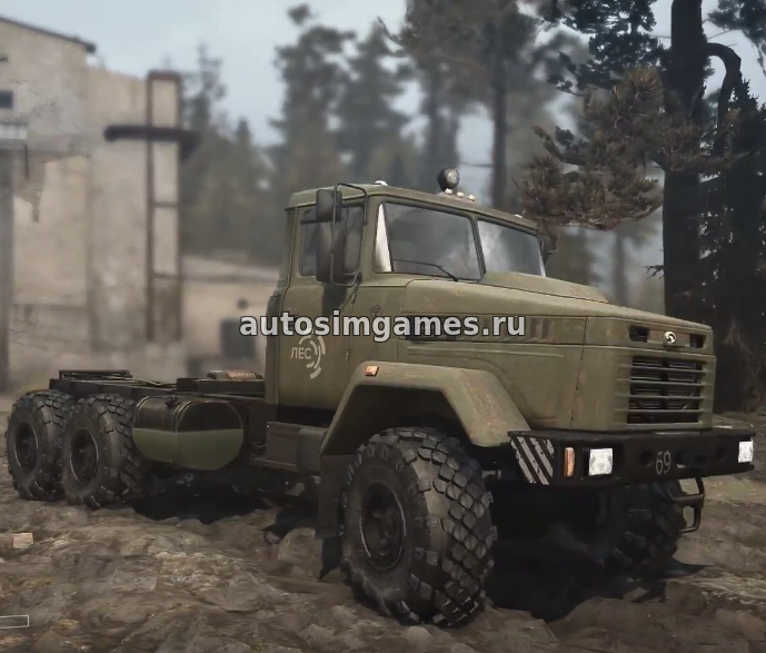 Советский грузовик Краз-6322 для Mudrunner v11.12.17