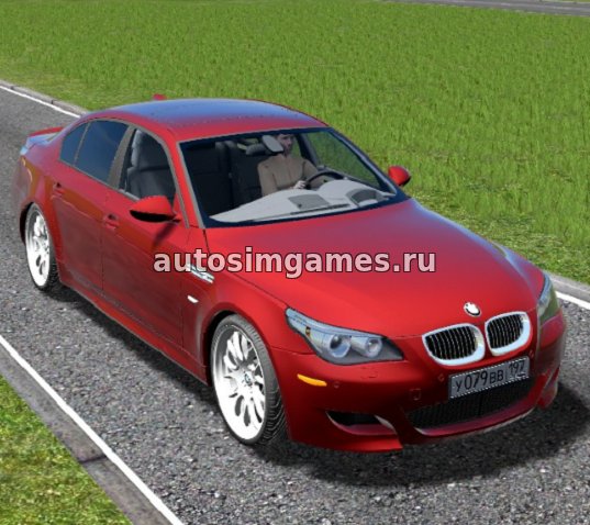 Мод адаптированная версия машины BMW M5 E60 для City Car Driving 1.5.5