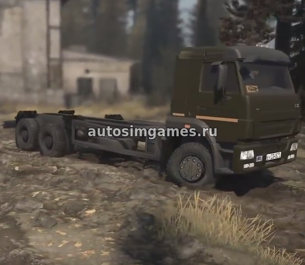 Российский грузовик Камаз-65117 для Mudrunner 07.11.17