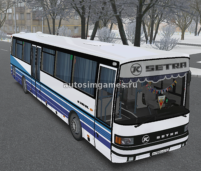 Переделанная версия Setra 215 UL для Omsi 2