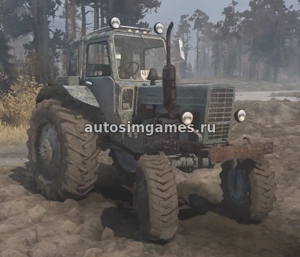 Мод минский трактор Трактор МТЗ-82 для Mudrunner v11.12.17