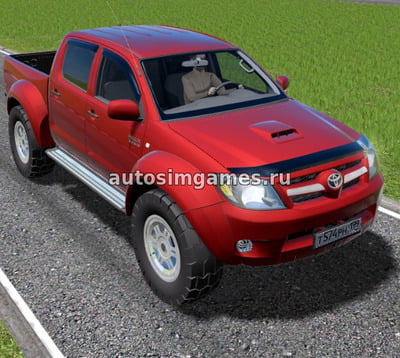 Toyota Hilux Arctic для City Car Driving 1.5.5
