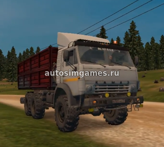 Мод российский грузовик Камаз-4310 для ETS v1.30