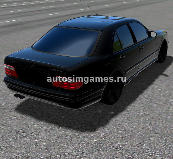 Mercedes E55 AMG W210 для City Car Driving 1.5.5